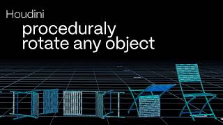 Houdini procedural "realistic" orientations on any mesh without simulation